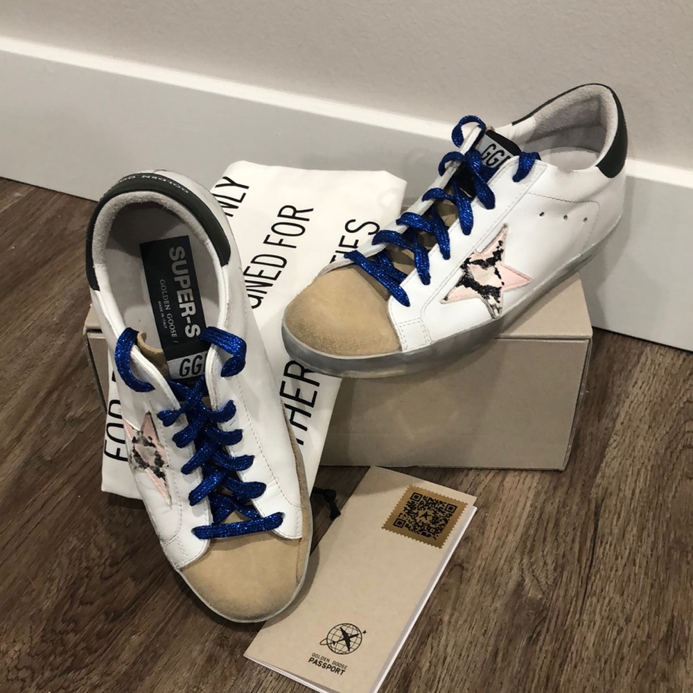COPY - Authentic Golden Goose Superstar sneaker. Size 38 (US 8) Suede toe with …
